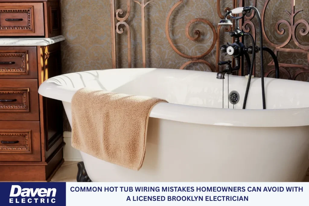 Common Hot Tub Wiring Mistakes Homeowners Can Avoid with a Licensed Brooklyn Electrician