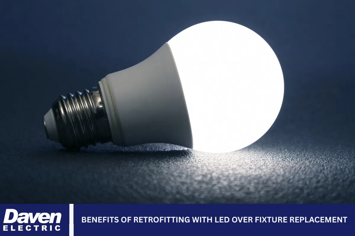 Benefits of Retrofitting with LED Over Fixture Replacement