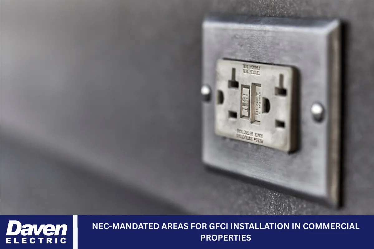 NEC-Mandated Areas for GFCI Installation in Commercial Properties