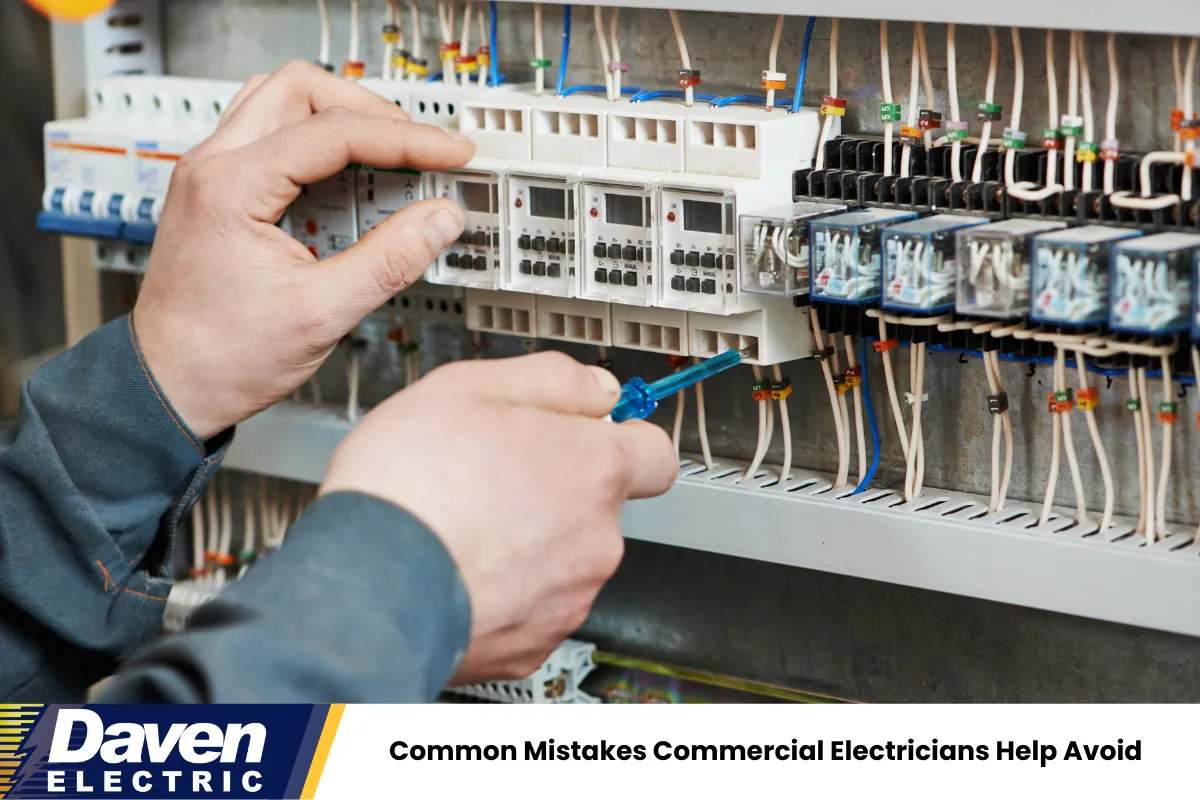 Common Mistakes Commercial Electricians Help Avoid