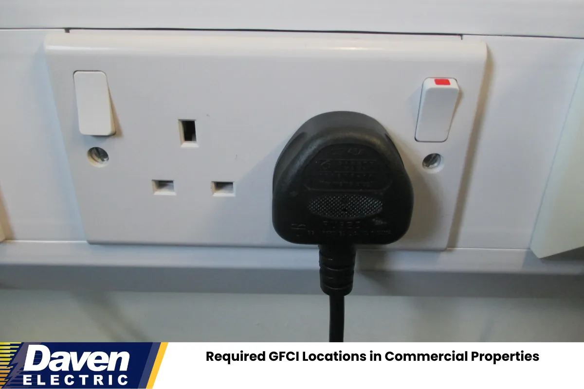 Required GFCI Locations in Commercial Properties