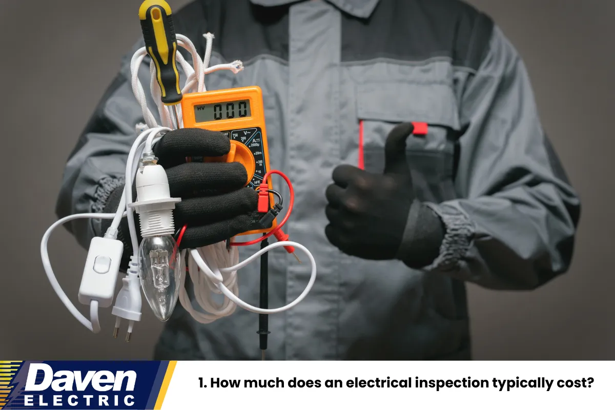 How much does an electrical inspection typically cost?