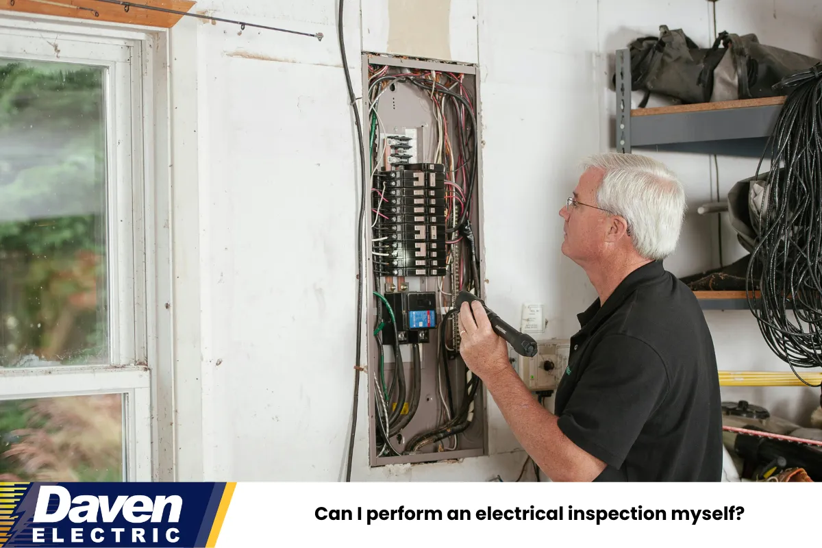Can I perform an electrical inspection myself?
